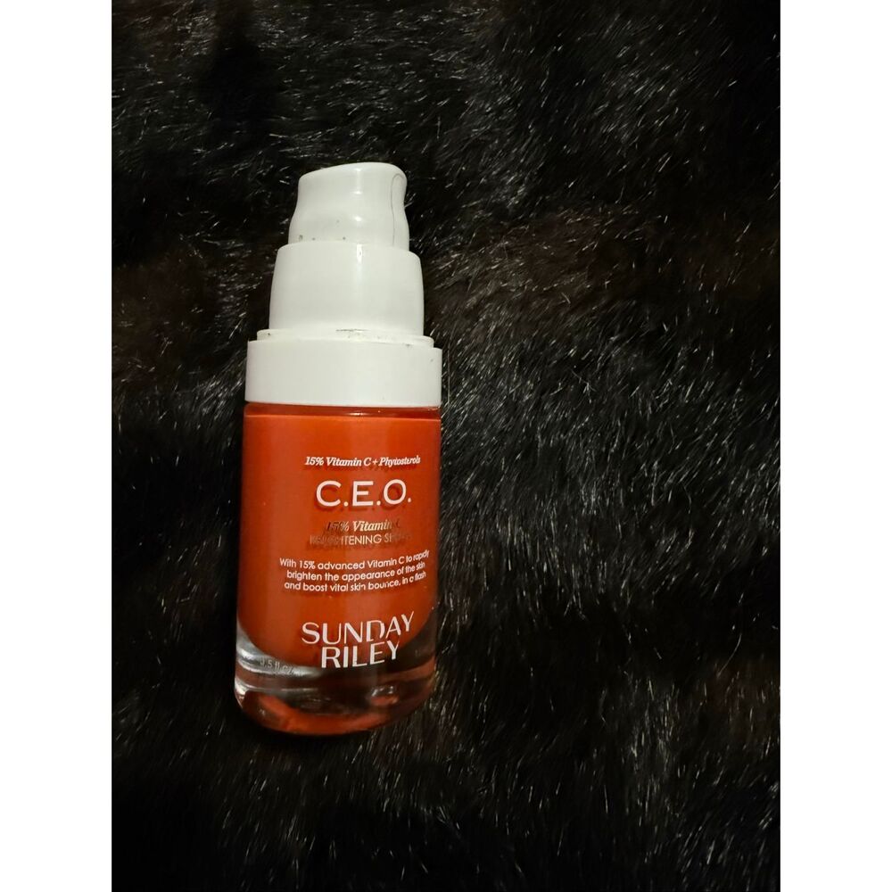 SUNDAY RILEY C.E.O. Rapid Flash Brightening Serum 15% Vitamin C 0.5oz / 15mL CEO